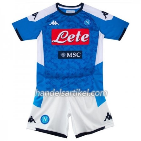 SSC Neapel Kinder Heim Trikotsatz 2019/20 Kurzarm (+ Kurze Hosen)